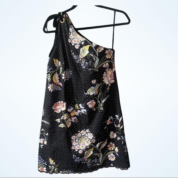 Anthro X Maeve NWT Ashbury One Shoulder cocktail Dress size 2 - Picture 13 of 16